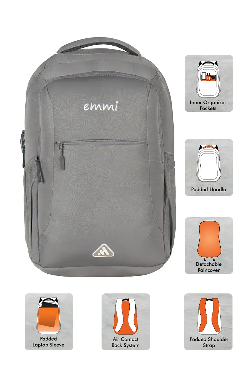 Aston 30 L Laptop Backpack with Rain Cover