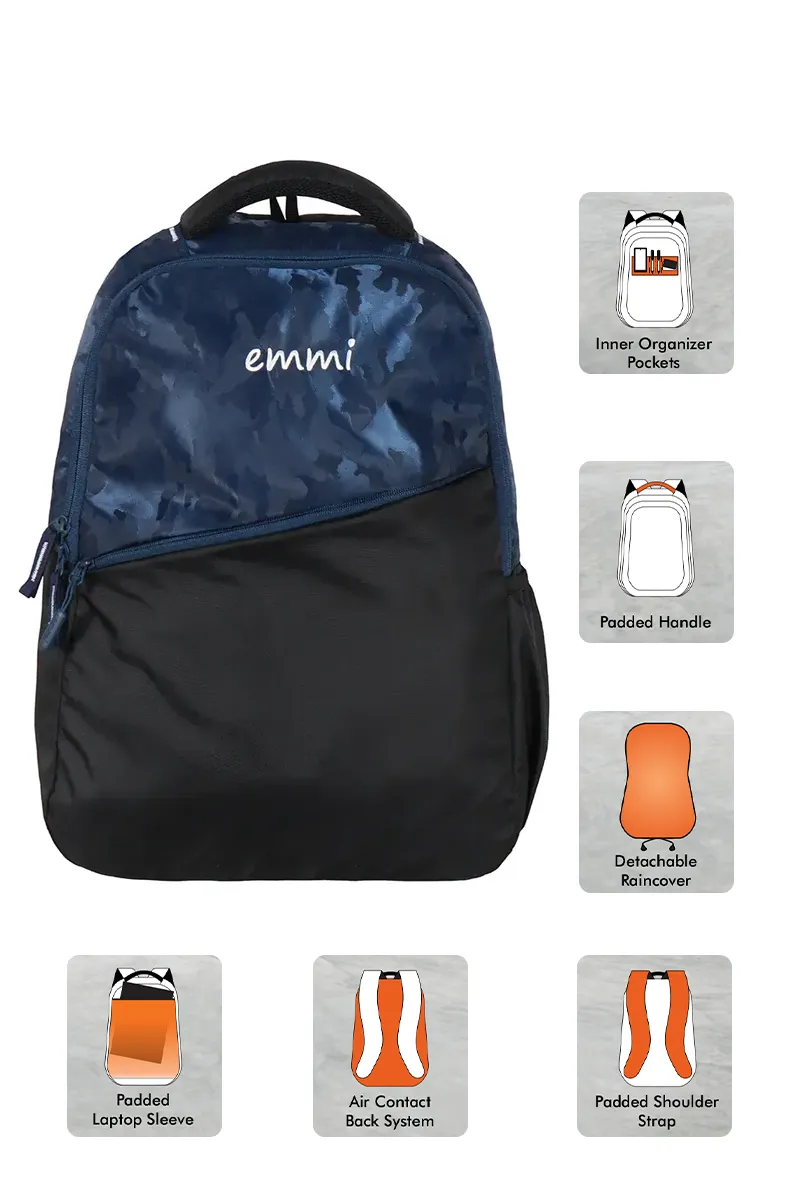 Bunker 21 L Laptop Backpack for Unisex BGDSLB014BLU