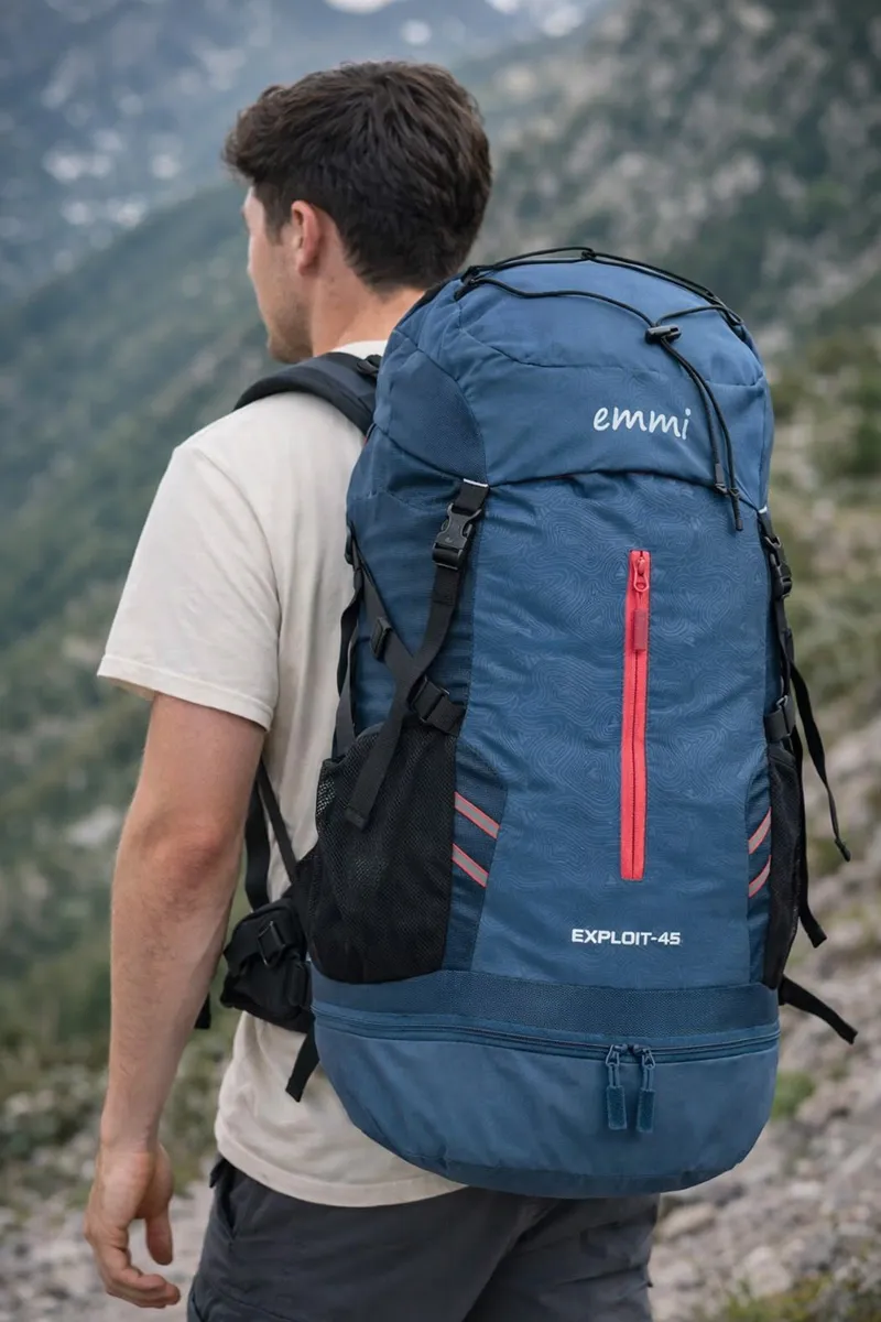 Exploit 45 L Rucksack With Shoe Pocket BGDSRS006BLU