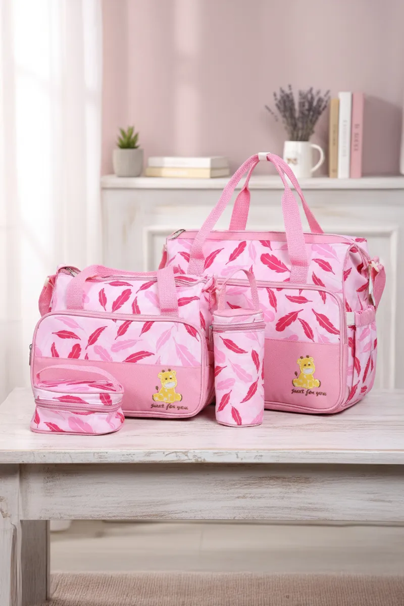 5 Peice Newborn Baby Diaper Mommy Bag Set