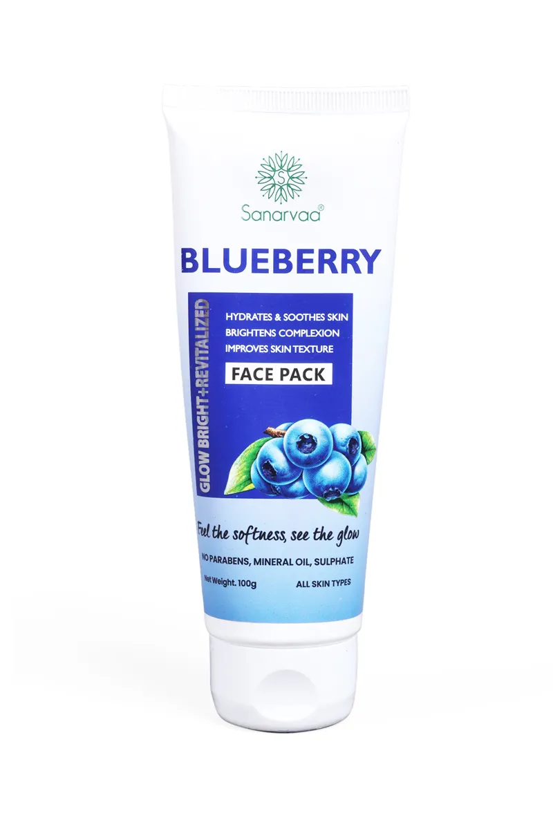 Sanarvaa Blueberry Face Pack