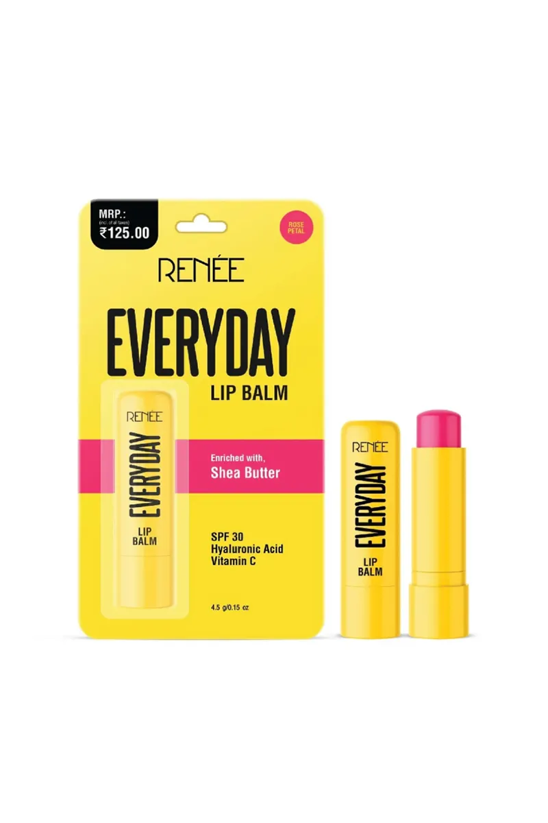 Renee Everyday Lip Balm with Rose Petal - (4.5g) BP00074ROSPET45G