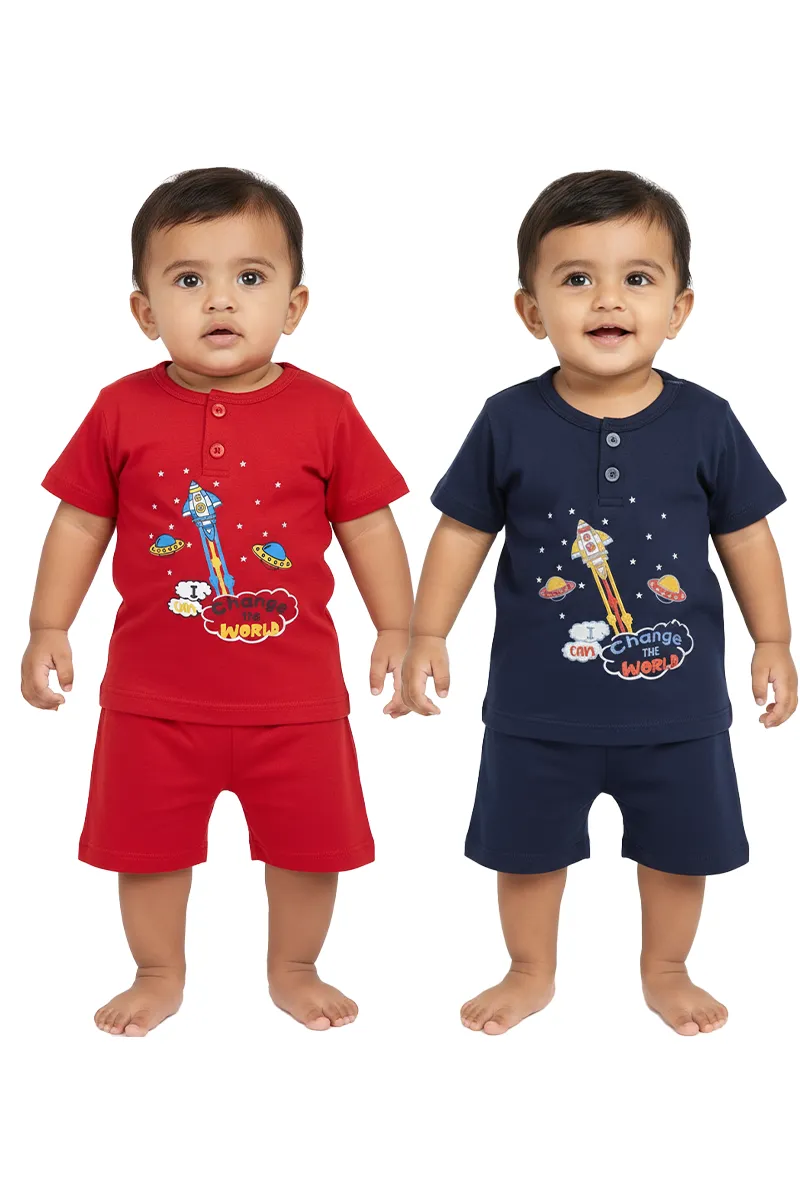 Pack of 2 Clothing Set for Babies CBCLJB60MUL36M