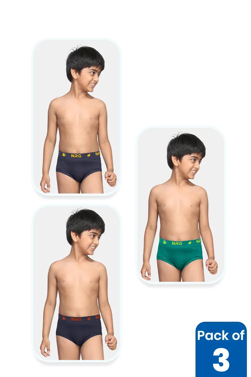 Boys Assorted Pack of 3 Briefs CLBIW003MUL34YR