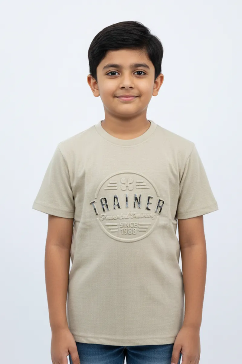 Printed T-Shirt for Boys - Sage