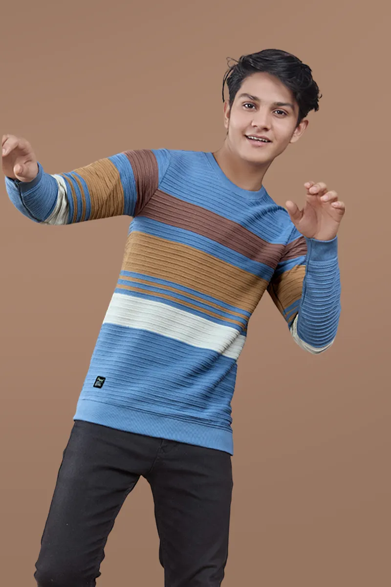 Sweatshirt for Boys - Sky Blue CLBT0078SKY1112