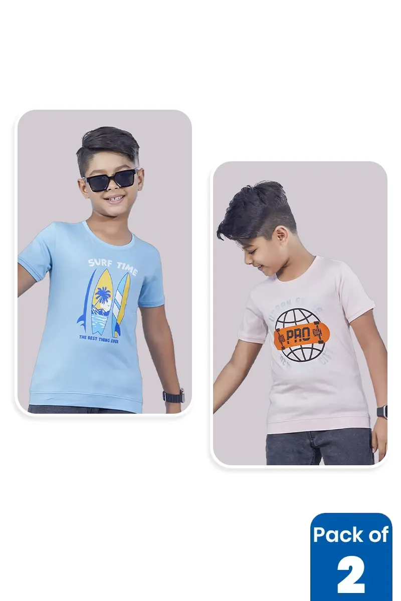Pack of 2 T-Shirts for Boys