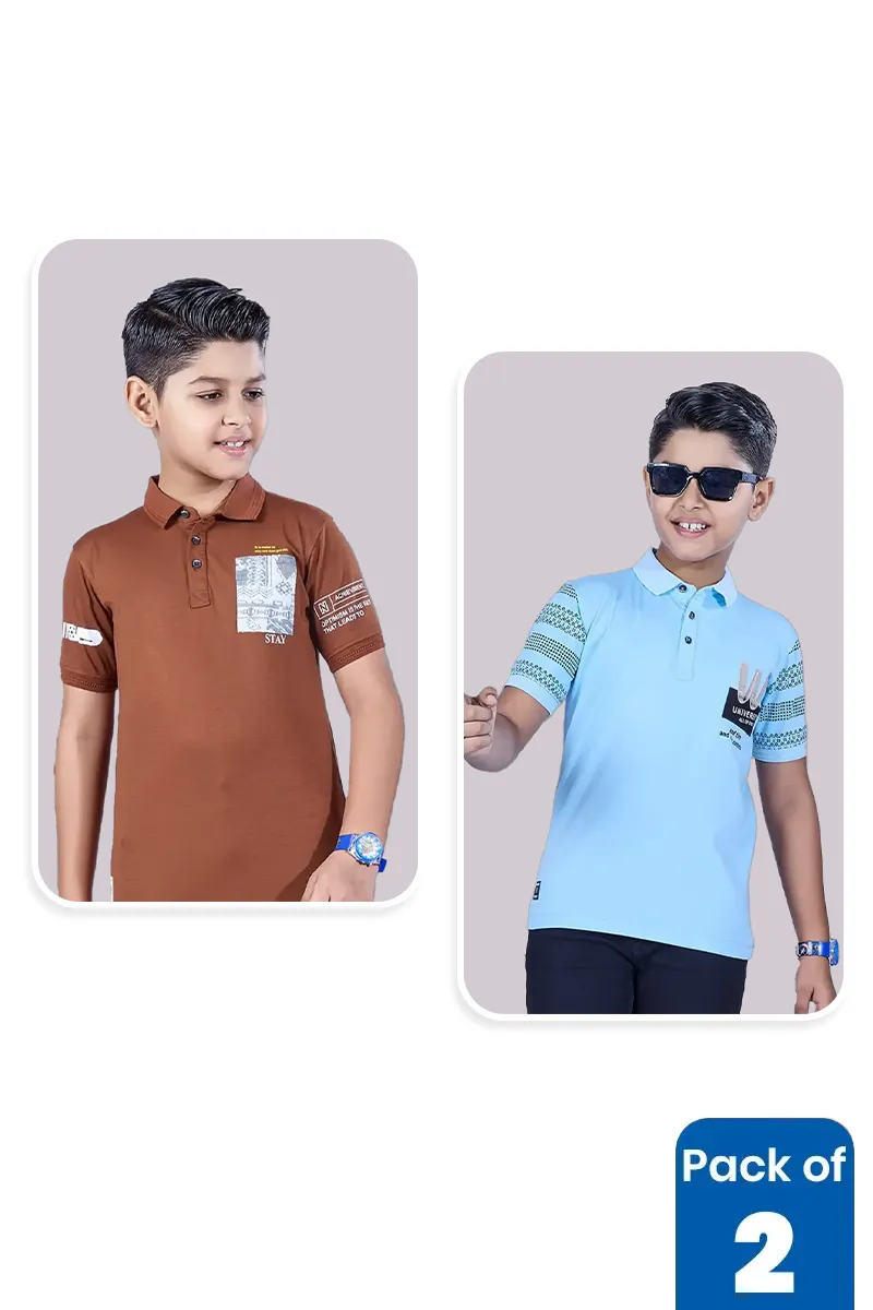 Pack of 2 T-Shirts for Boys