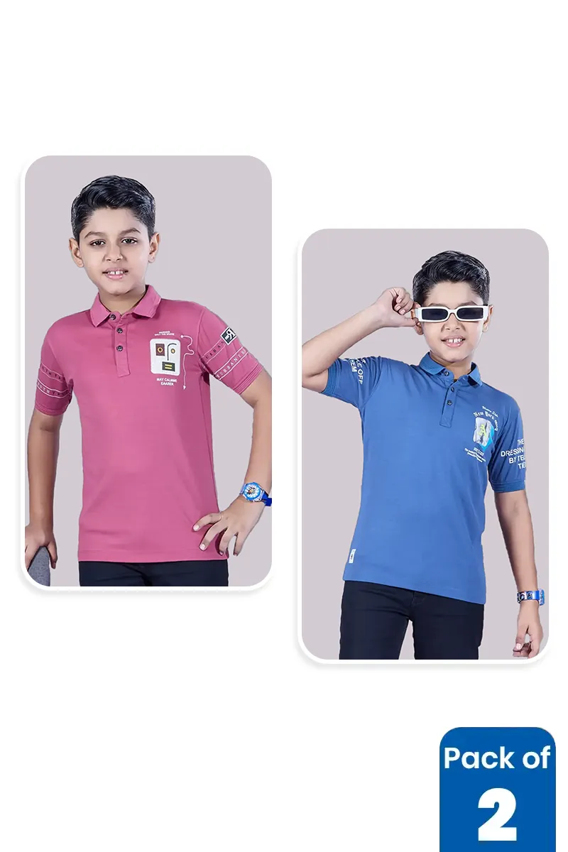 Pack of 2 T-Shirts for Boys
