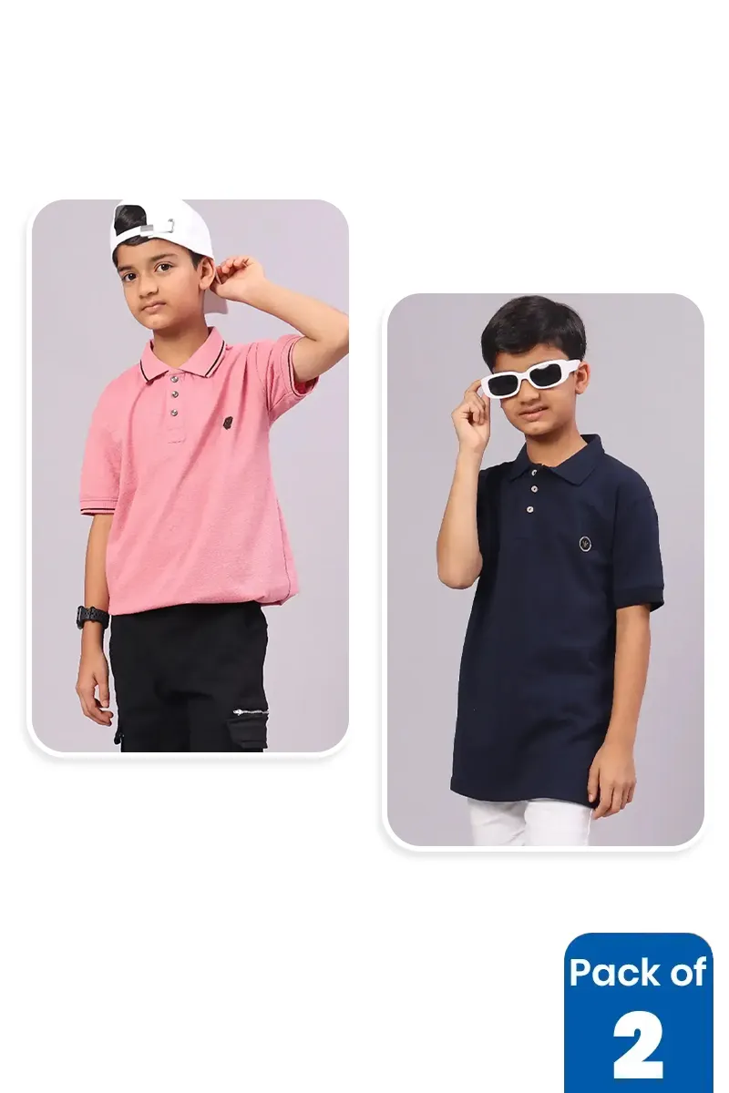 Pack of 2 T-Shirts for Boys CLCB0078MUL67YRS