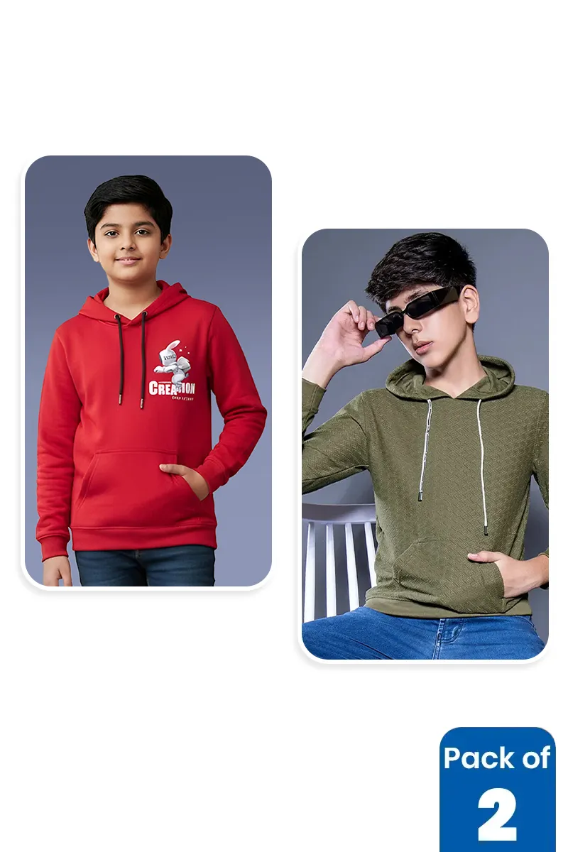 Pack of 2 Hoodies for Boys