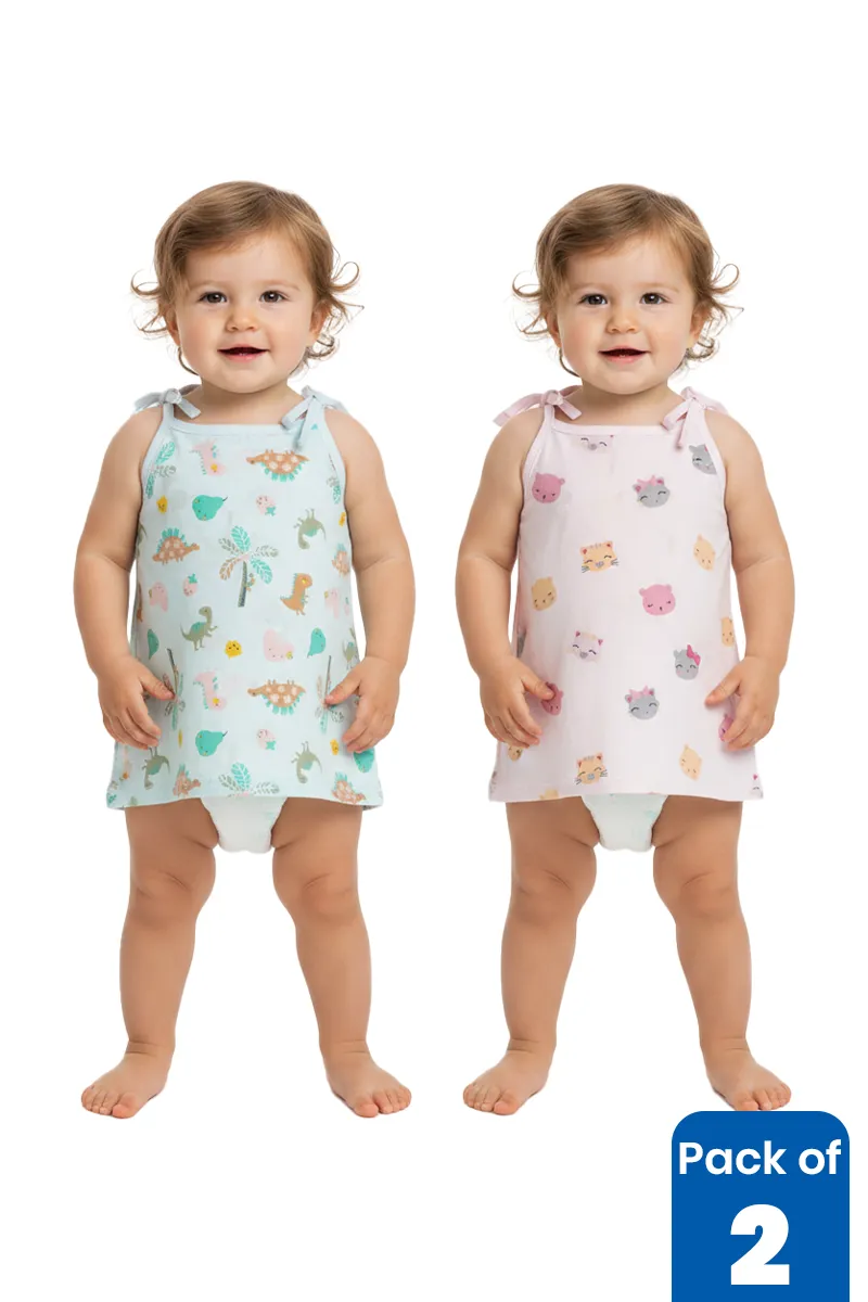 Pack of 2 Muslin Jhablas for Babies CLCBJB2MUL36MO