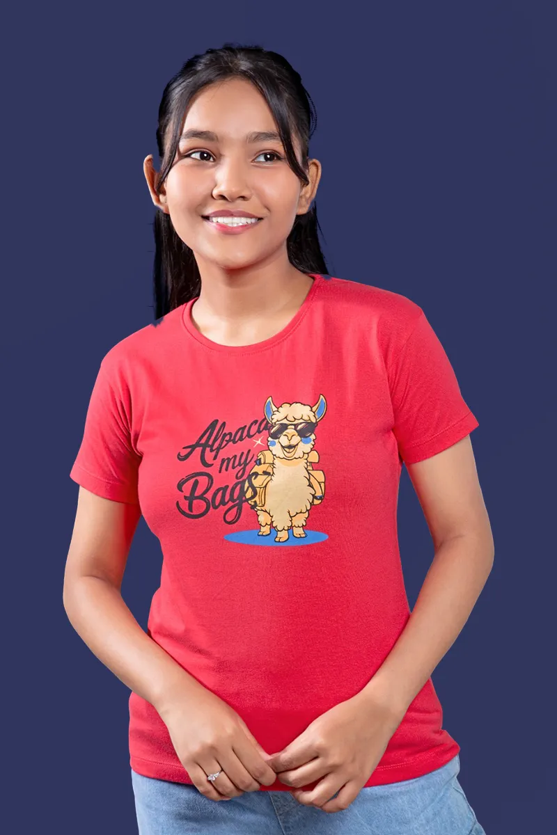 Printed T-Shirt for Girls - Pink