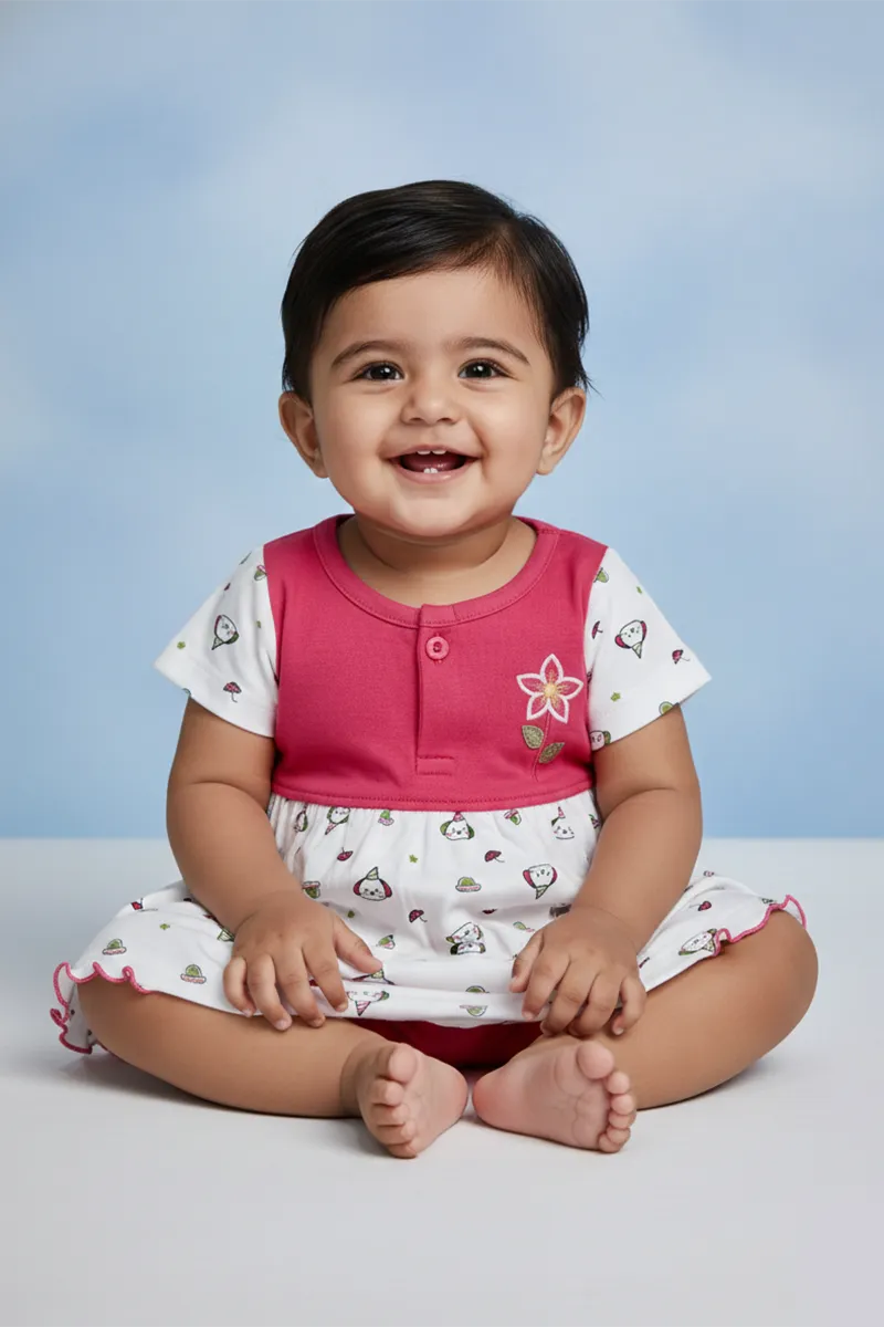 Frock and Panty Set for Babies - Pink - CLJBCL00199PIN03M