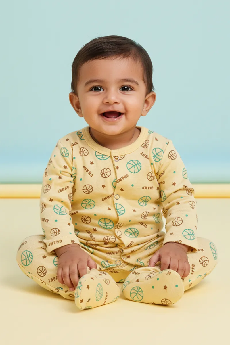 Cotton Rompers for Babies - Orange CLJBR021ORA612M