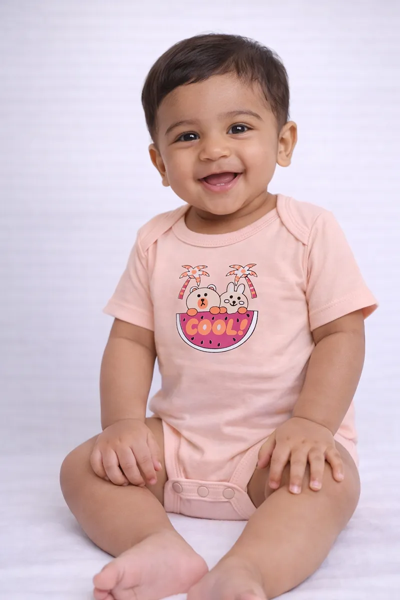 Rompers for Babies - Peach