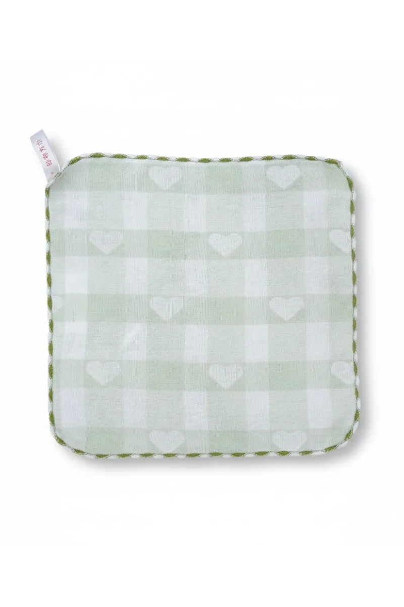 Cotton Printed Hankies for Kids -Green CLKA012GREONES