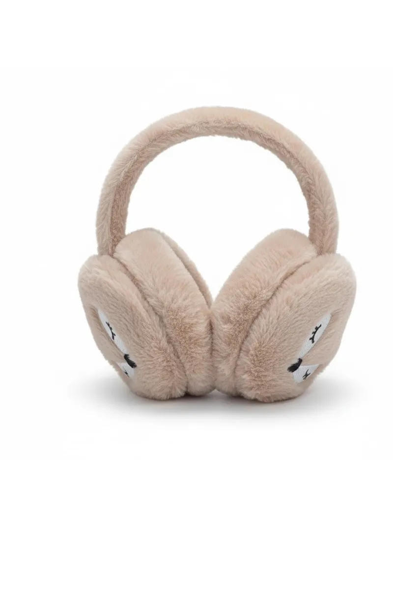 Warm Plush Winter Earmuffs for Girls & Boys -Brown CLKA014BROFREE