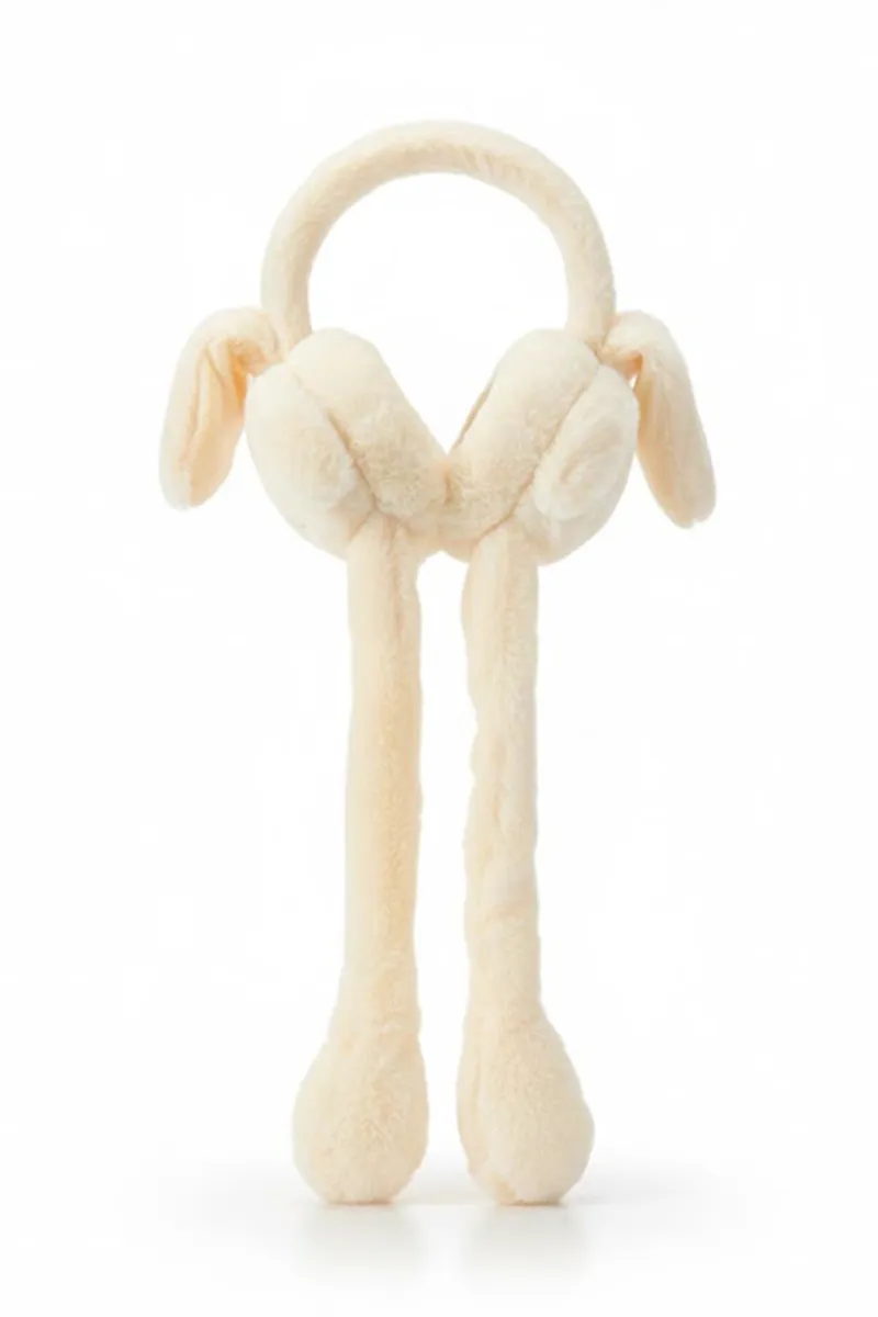 Soft Foldable Ear Moving Earmuff for Girls & Boys -Yellow