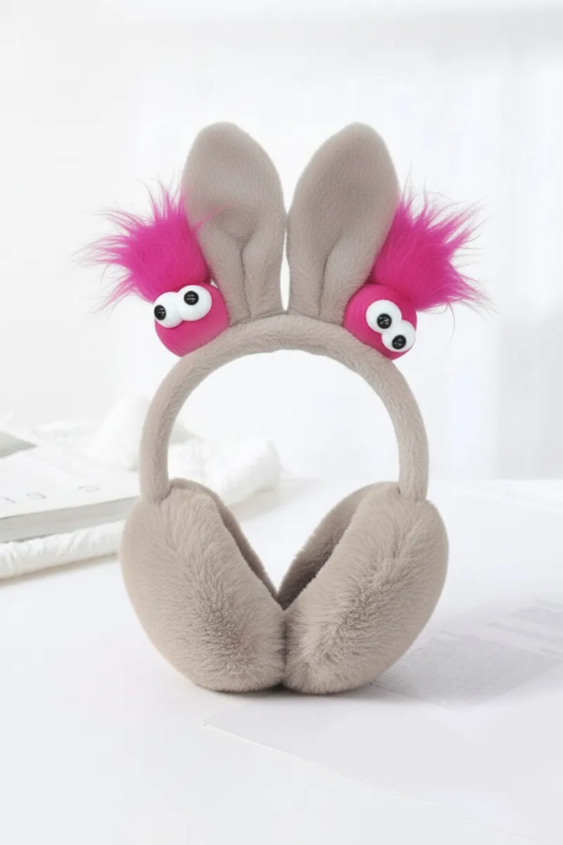 Warm Plush Winter Earmuffs for Girls & Boys -Brown CLKA021BROFREE
