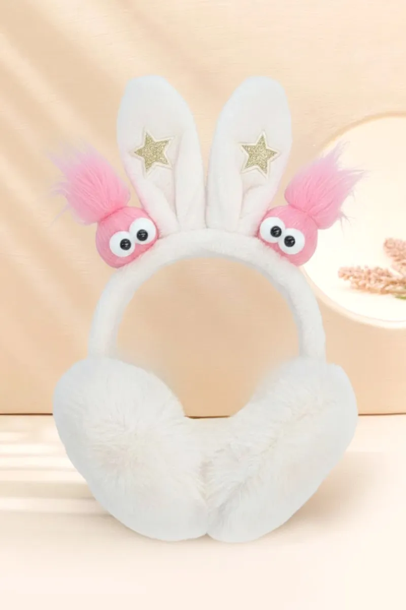 Warm Plush Winter Earmuffs for Girls & Boys -Cream CLKA021CREFREE