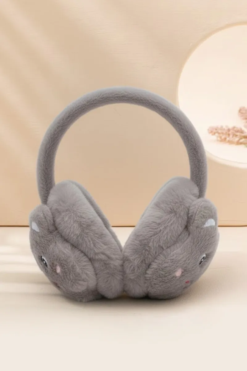 Warm Plush Winter Earmuffs for Girls & Boys -Brown CLKA028BROFREE