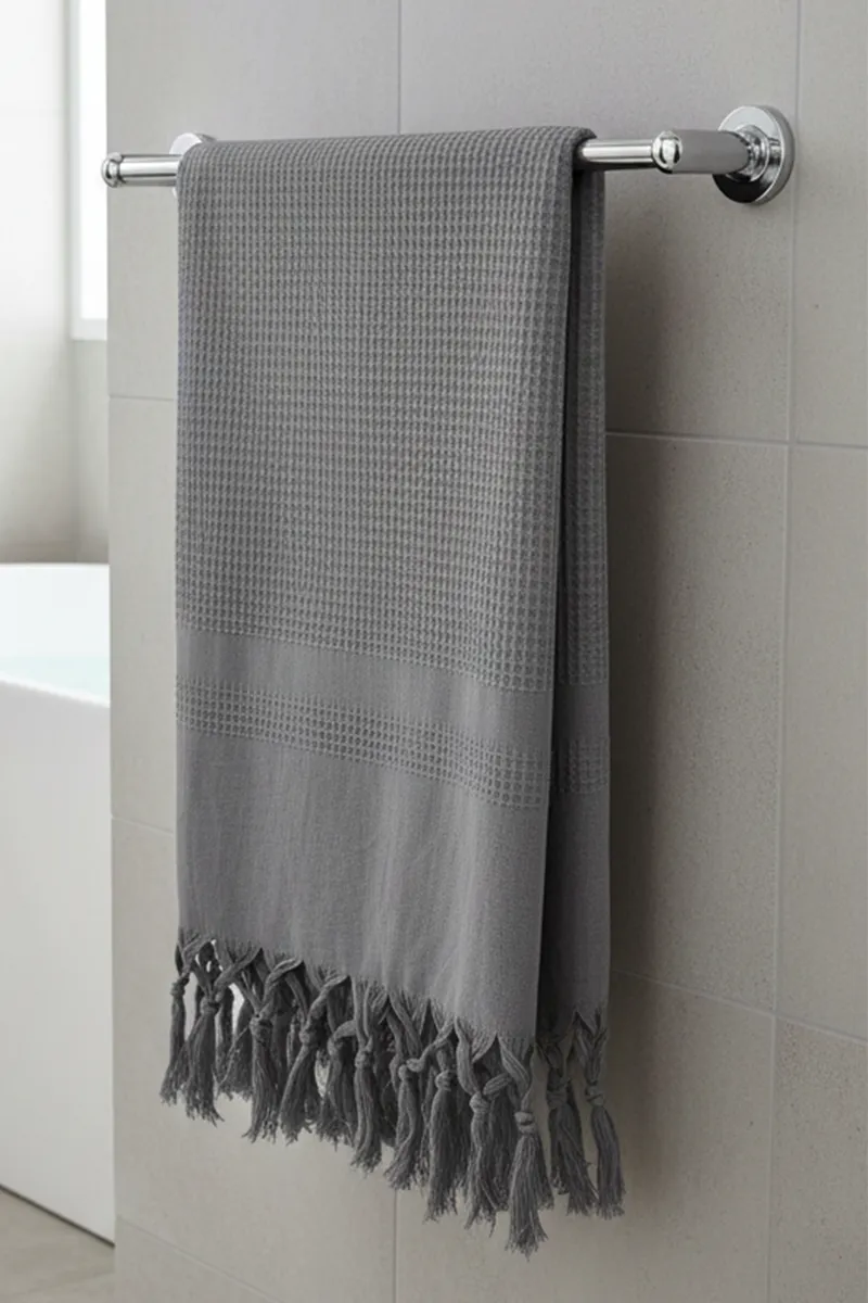 Cotton Towel for Kids - Grey CLKA031GREYONES