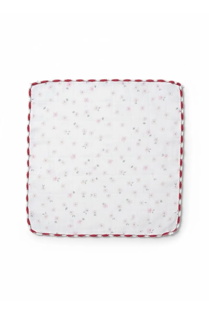 Cotton Printed Hankies for Kids -Pink CLKA06PINONES