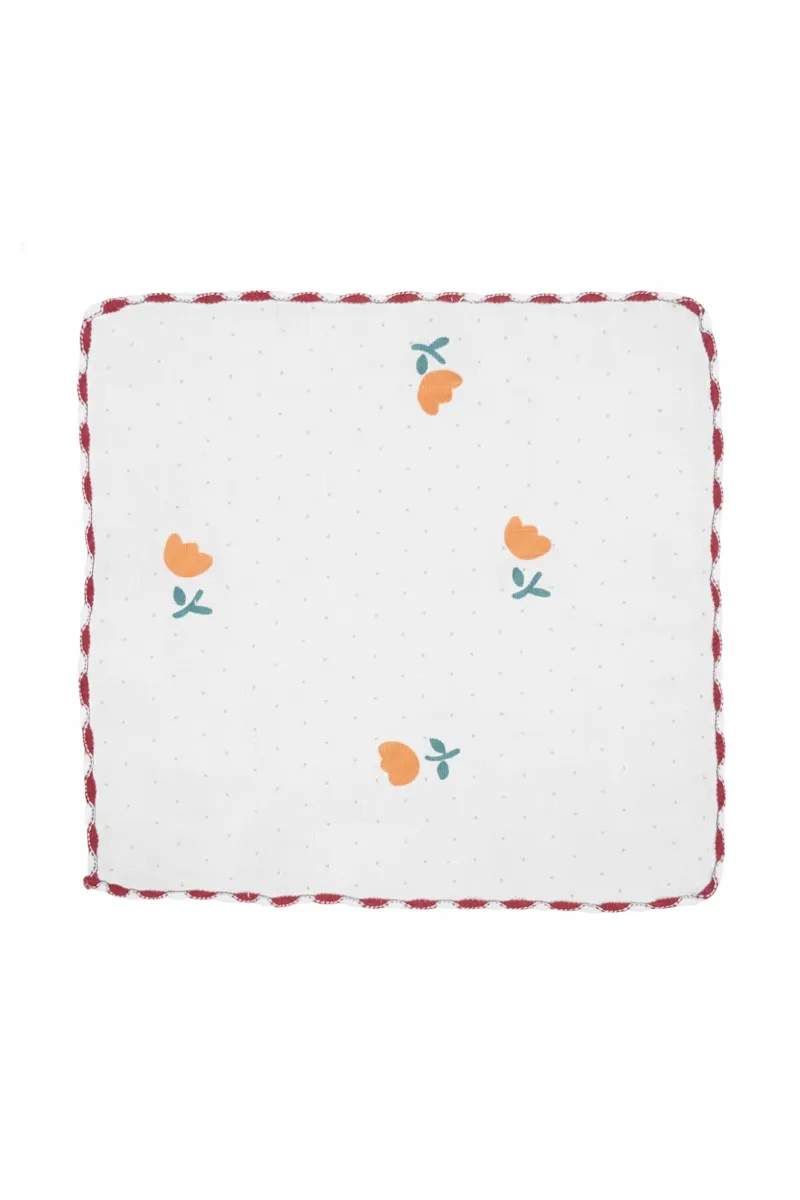 Cotton Printed Hankies for Kids -Pink CLKA08PINONES