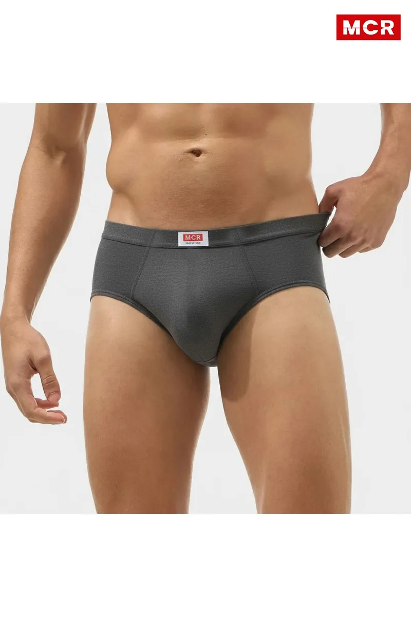 Men's Cotton Solid Max Briefs CLMBR013DAG90