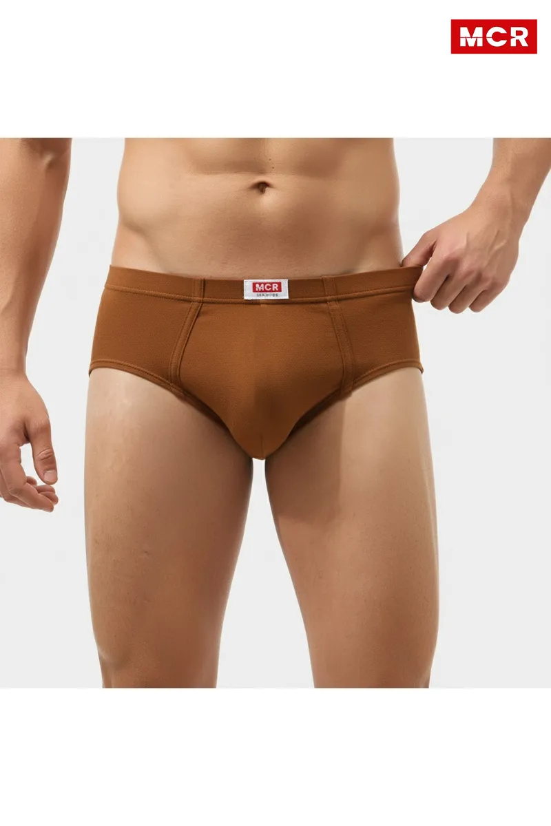Men's Cotton Solid Max Briefs CLMBR013LIG75