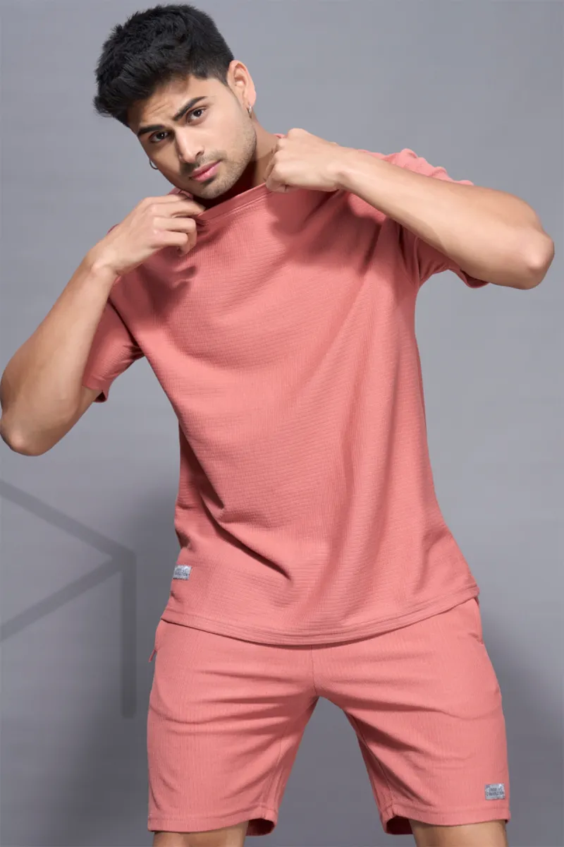 Men's Cotton Tshirt & Shorts Co-Ords CLMCS01COR44