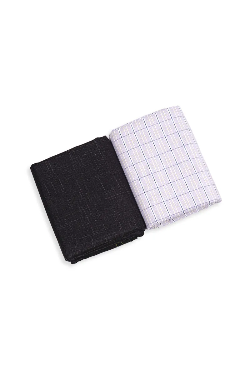 Men's Cotton Shirt & Trouser Fabric Set