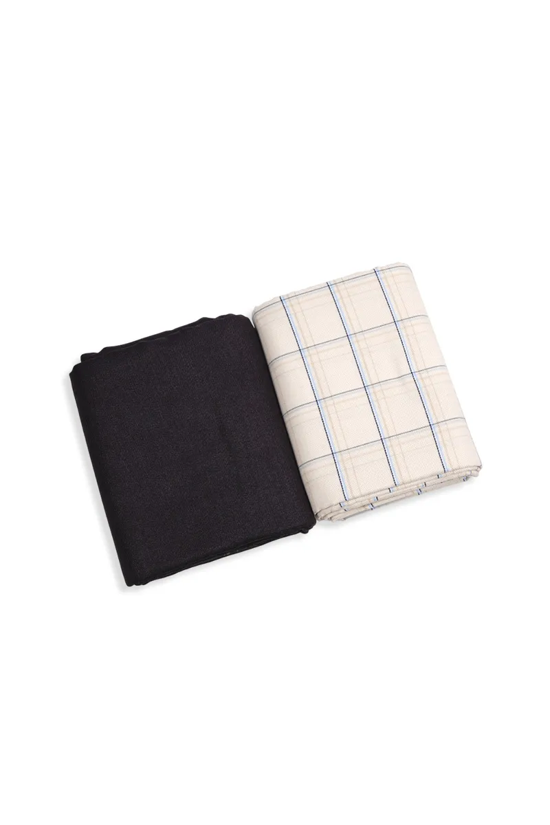 Men's Cotton Shirt & Trouser Fabric Set