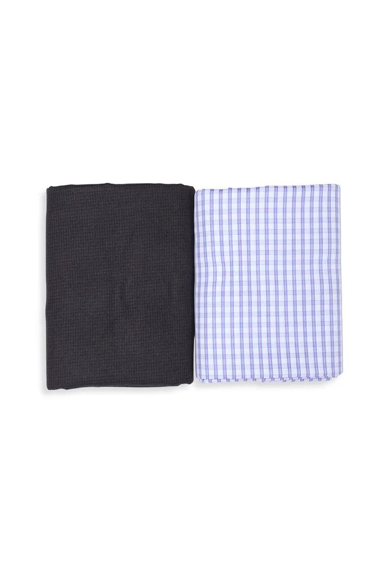 Men's Cotton Shirt & Trouser Fabric Set