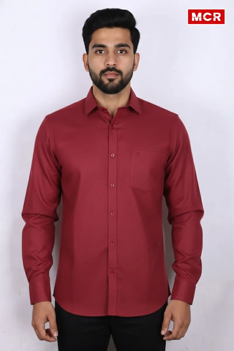 Men's Pure Linen Full Sleeve Shirt CLMSH031MAR42