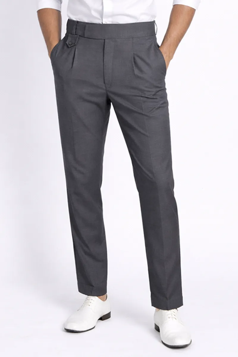 Cotton Regular Fit Gurkha Pants for Men CLMT40GRE36