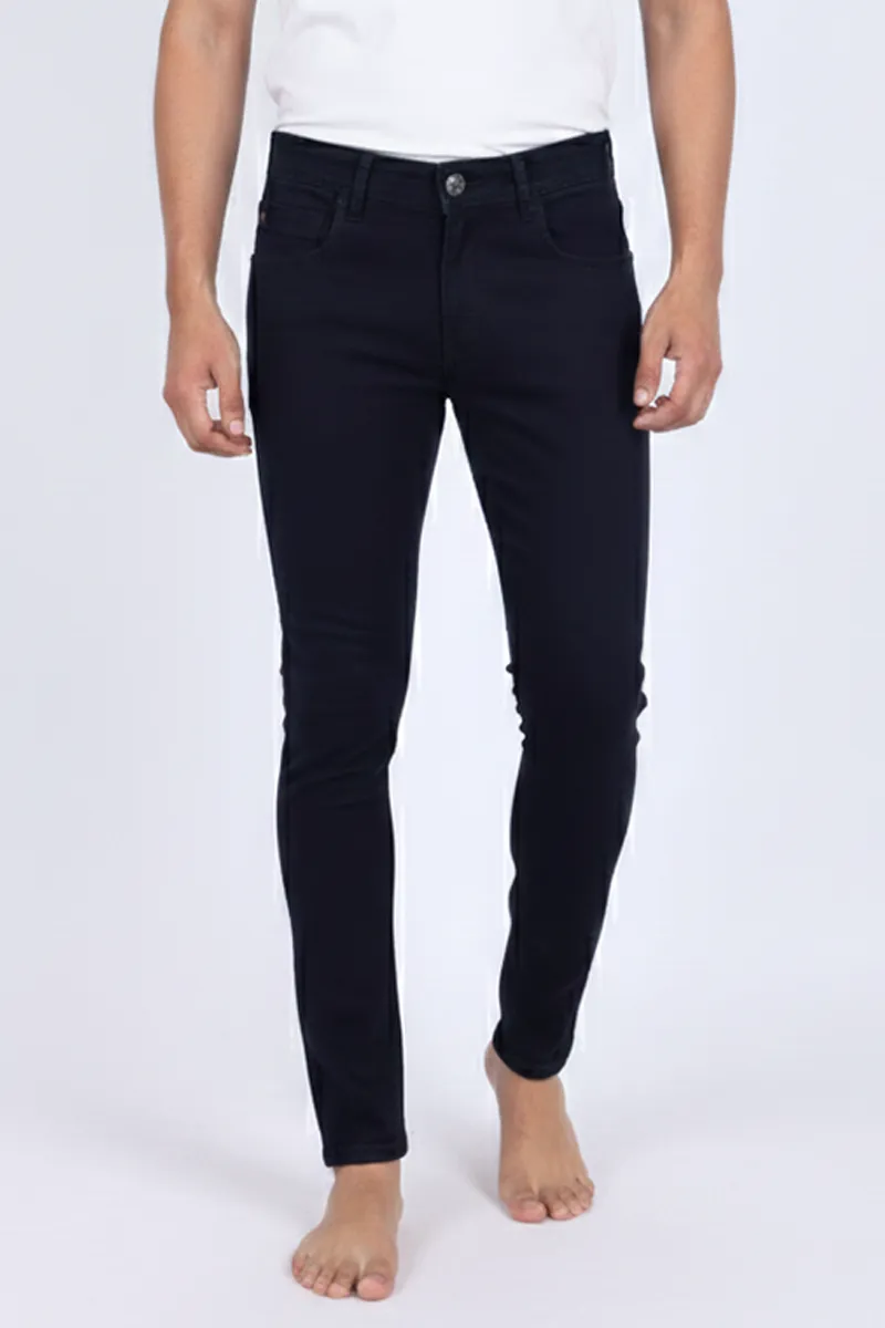 Men Cotton Blend Slim Tapered Fit Jeans CLMTR09DAR30