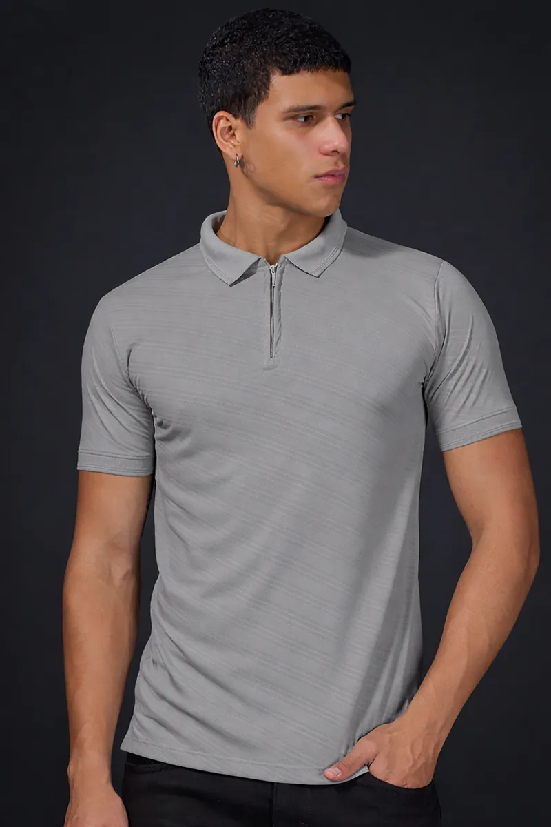 Men's Cotton Textured Casual T-shirt
