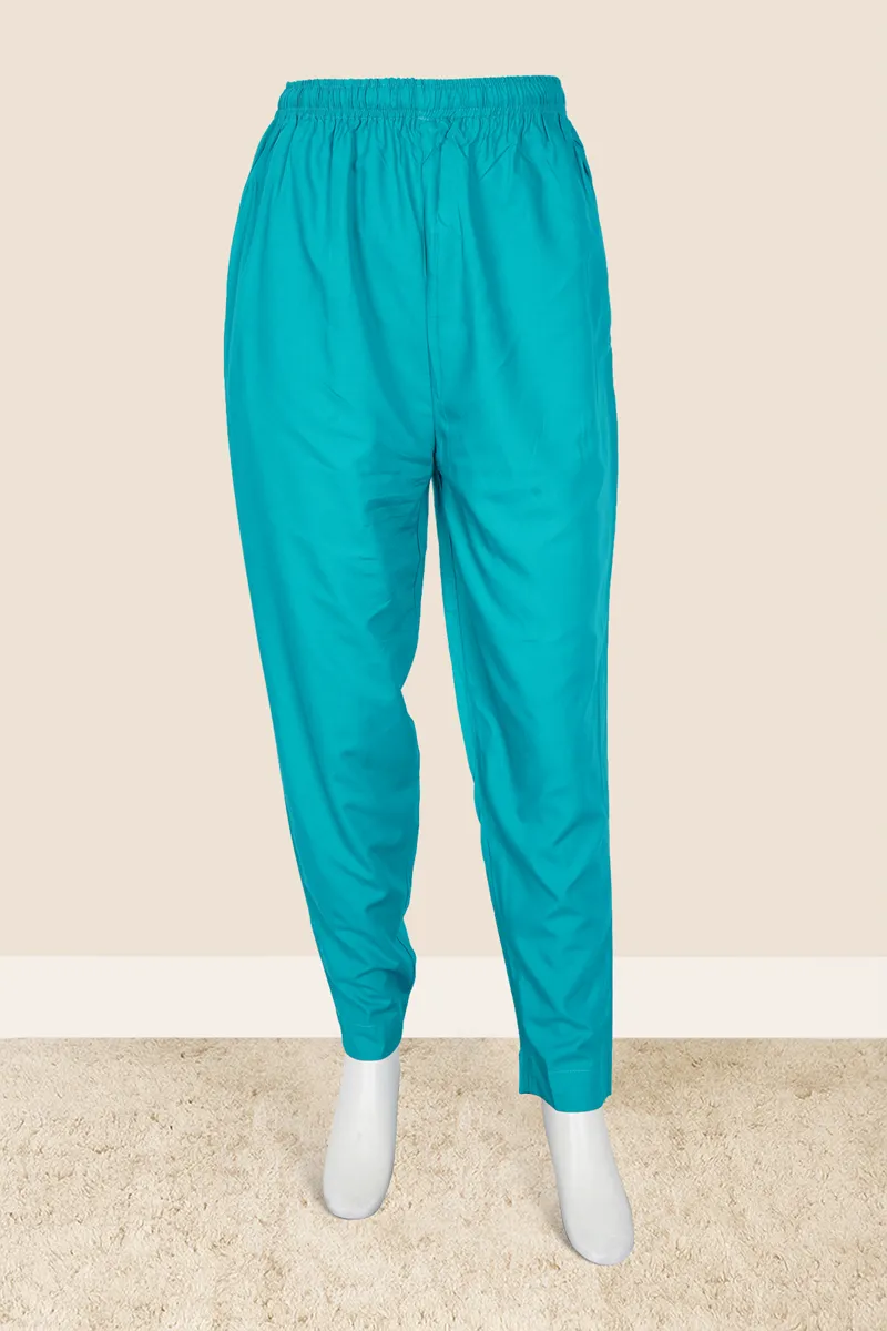 Cotton Solid Kurti Pant for Women CLW00096TUR3XL