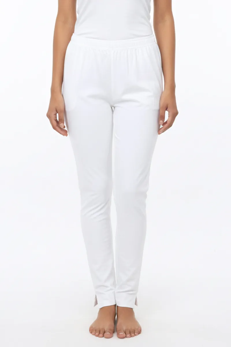 Cotton Solid Kurti Pant for Women CLW00097WHI3XL