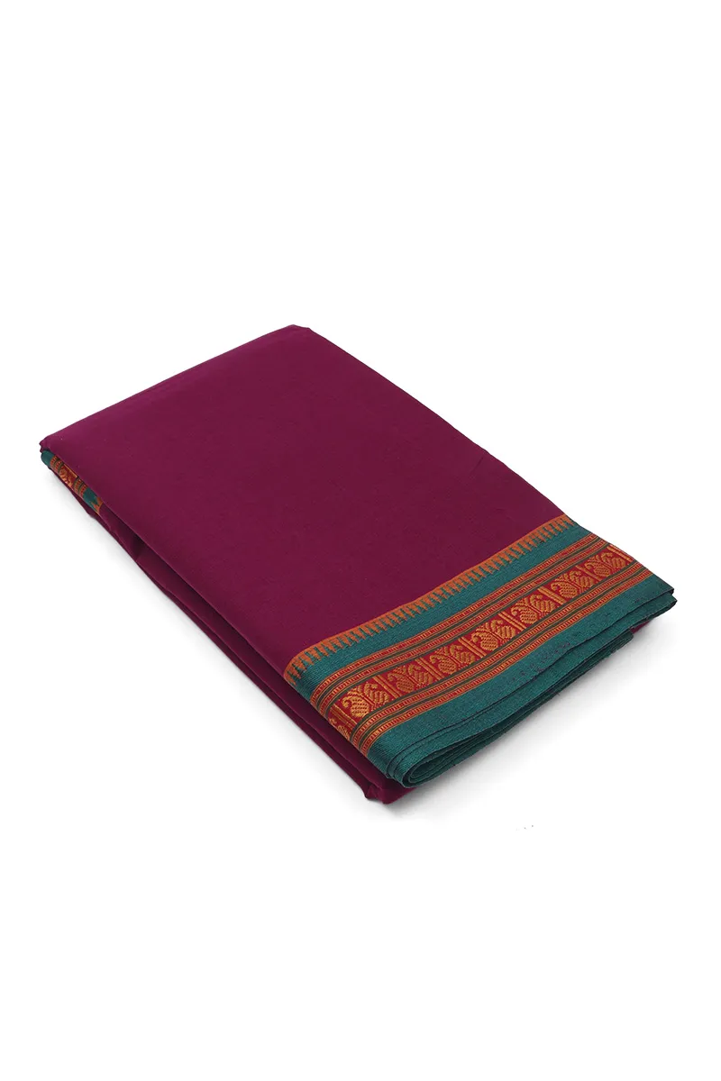 Cotton Solid with Woven Design Saree for Women CLW00335MAGFRESIZ
