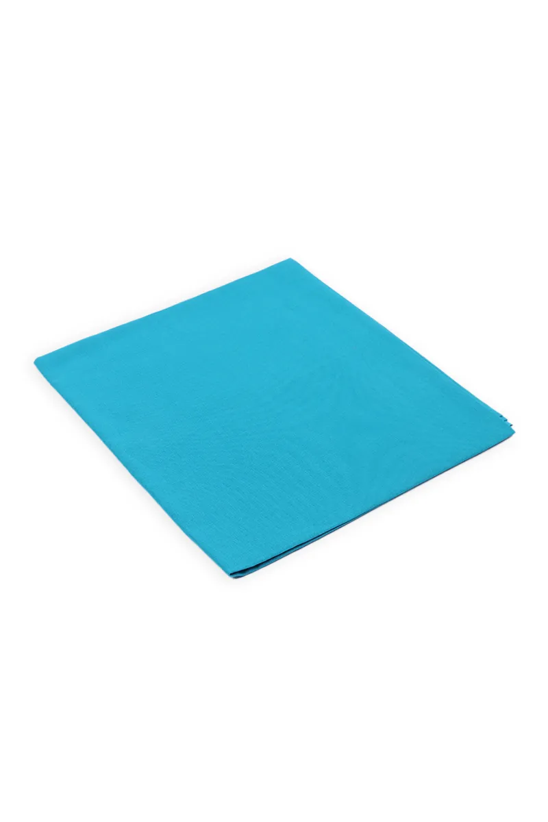 Cotton Unstitched Blouse Material for Women CLW00439LIGBLUONESI