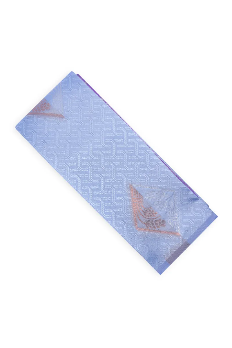 Art Silk Woven Design Saree with Unstitched Blouse for Women CLW00480LAVFRESIZ