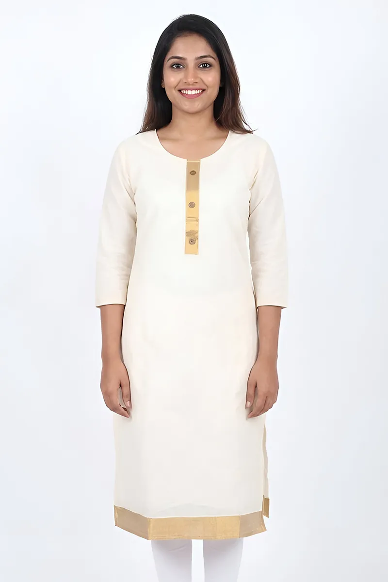 Cotton Solid Kurti for Women 