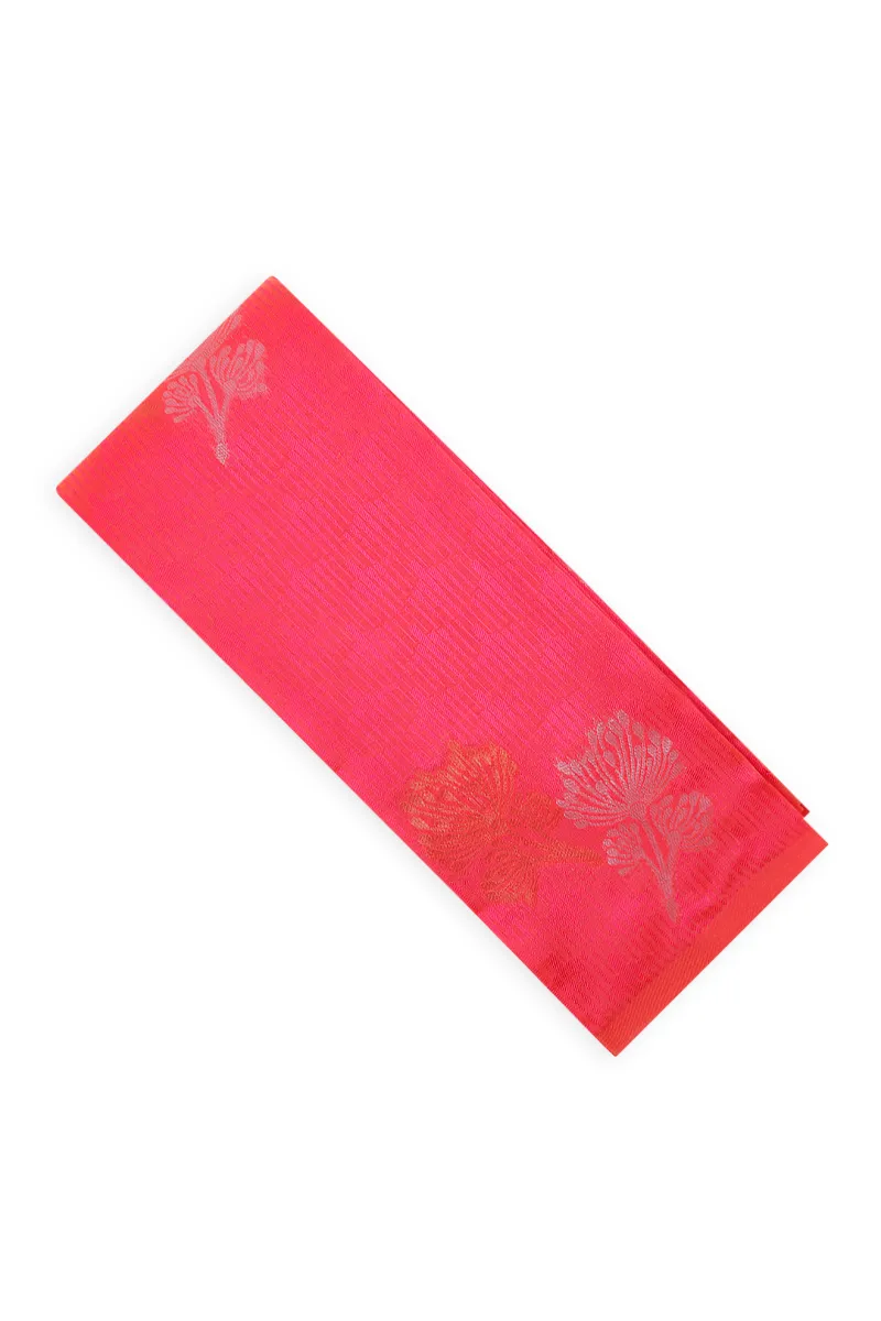 Art Silk Woven Design Saree with Unstitched Blouse for Women CLW00512PINFRESIZ