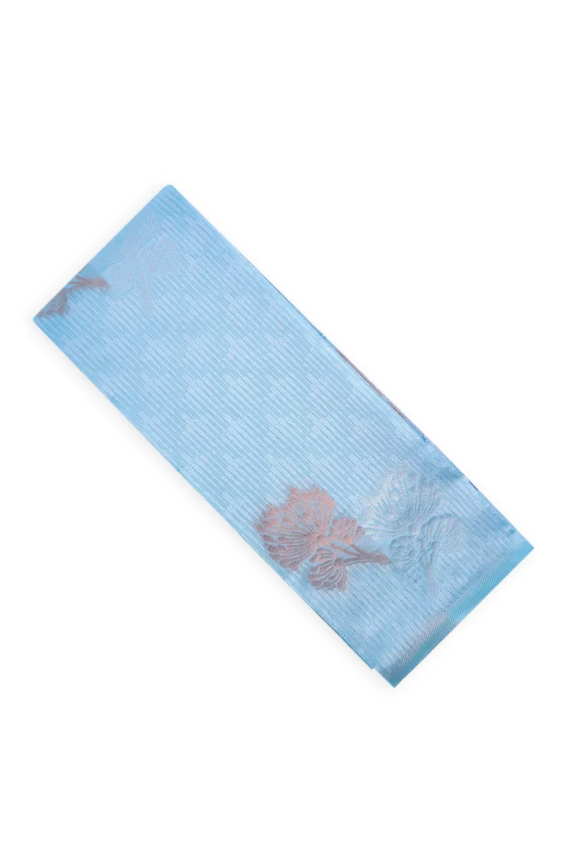 Art Silk Woven Design Saree with Unstitched Blouse for Women CLW00512SKYBLUFRESIZ