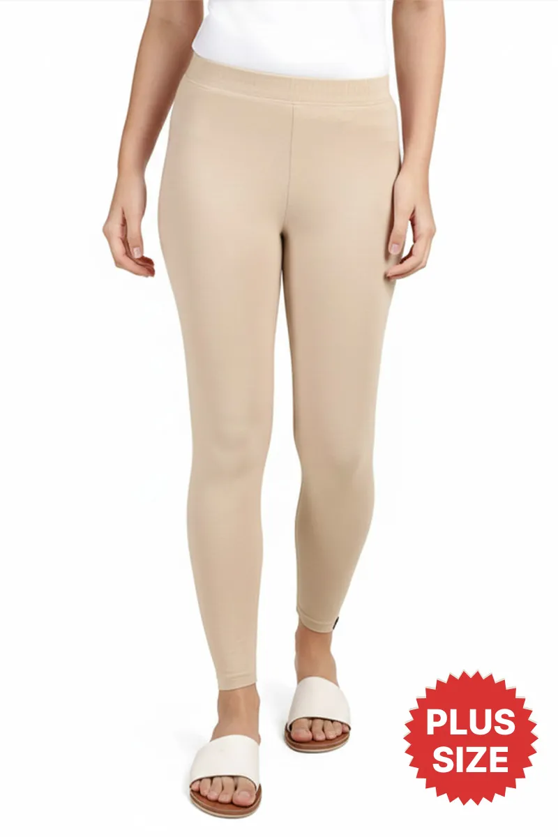 Cotton Stretchable Ankle Length Leggings for Women CLW00521SKI6XL