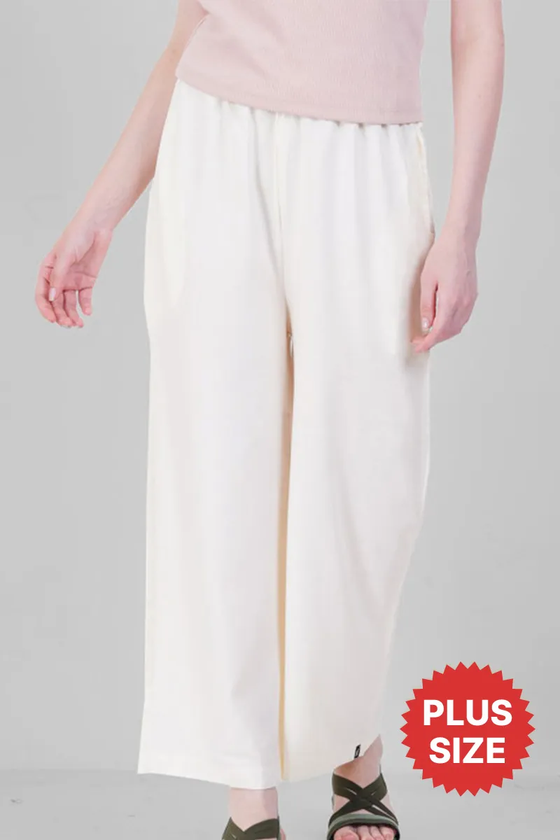 Rayon Solid Plus Size Palazo for Women 