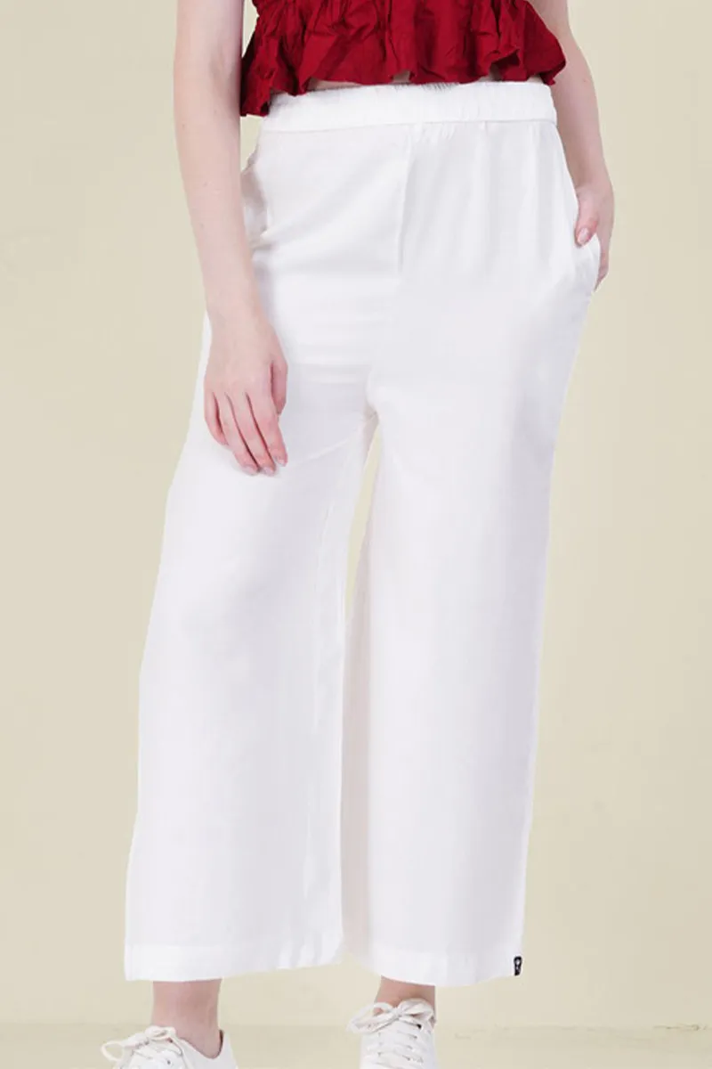 Rayon Solid Palazo for Women 